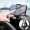 Support de Téléphone de Voiture Universel Tableau de Bord Support à Clip Arrière pour Voiture GPS Support de Téléphone Portable Rotatif à 360° Support de Voiture pour Navigation