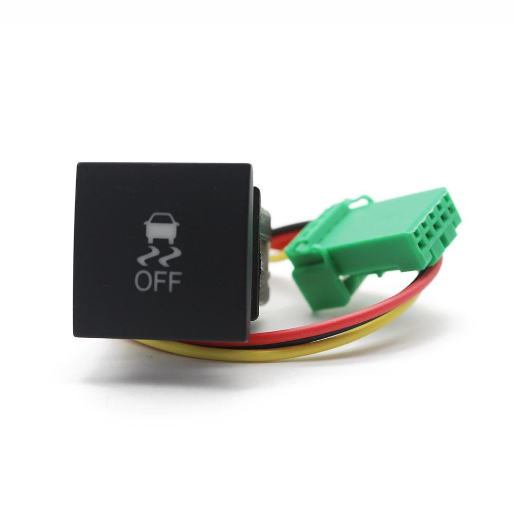 Car LED DRL Light Power On Off Camera Anti-side Slip Music Switch Push Button For VW Golf 6 Golf V Jetta Caddy Scirocco