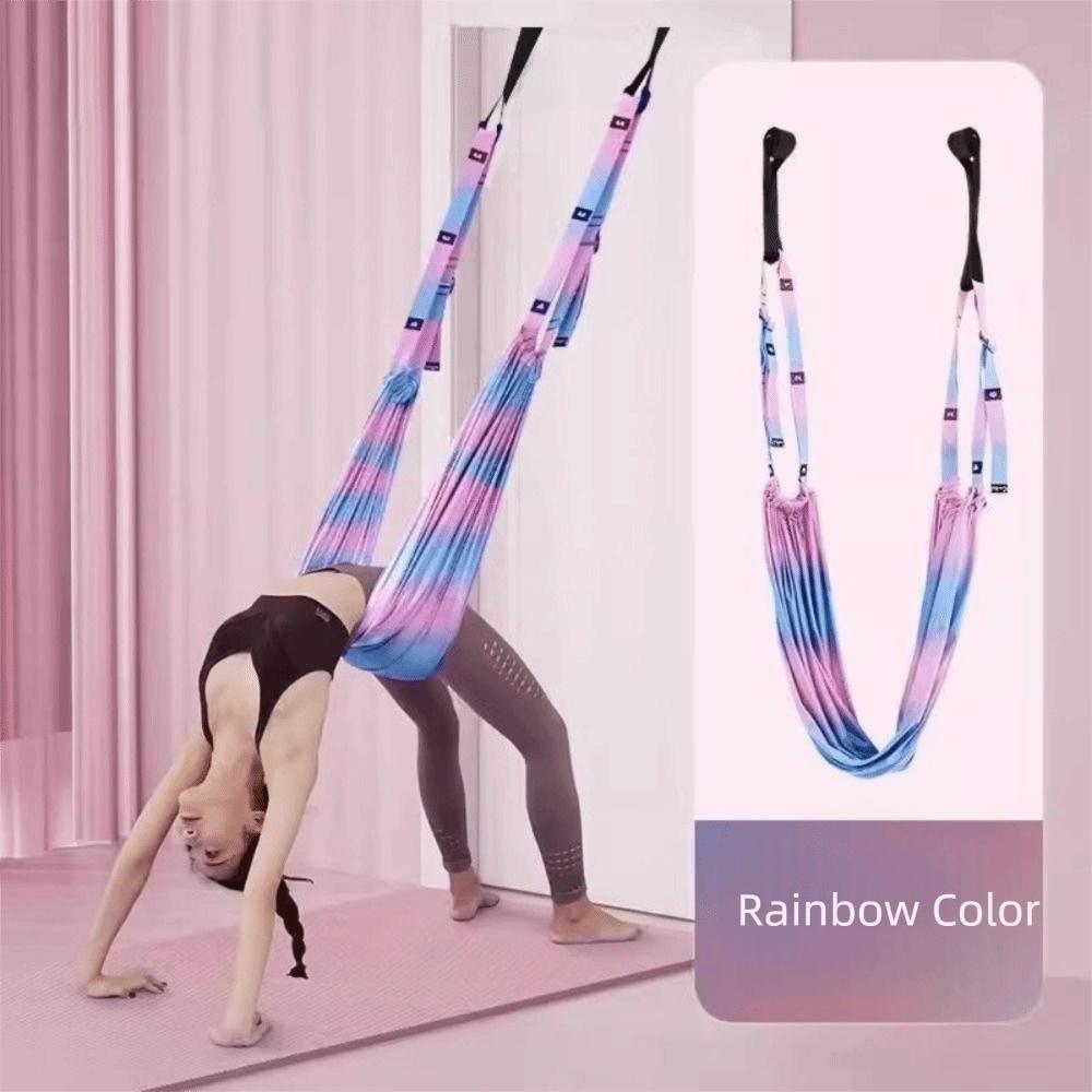 Elastic Stretch Women Aerial Yoga Strap Aerial Yoga Stretching Strap  Wall Practice
