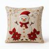 Simulated Christmas Pillow Cover Christmas Tree Soft Smooth 2D Flat Xmas Tree Pillowslip Elk Deer 45cm 17.72in