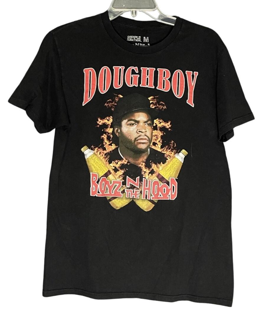 Rap Shirt Boyz n the Hood T-Shirt Ripple Junction Size Medium Dough Boy Ice Cube Unisex T-Shirt S