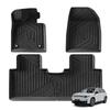 LUCKEASY for Leapmotor C10 2024-2027 TPE Car All-Weather Floor Mats Cargo Liner Trunk Backrest Pad Accessories Black
