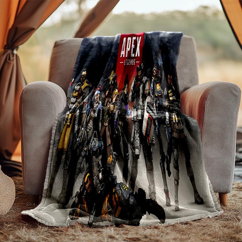 Apex Game Blanket Flannel Throw for Sofa, Travel, Camping, Livingroom, Office, Chair and Bed Soft and Warm Holiday Birthday gifts