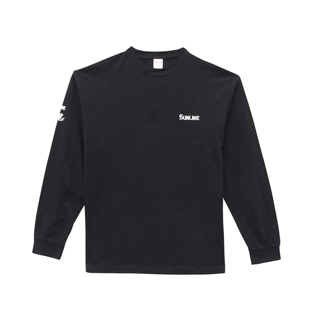 SUNLINE Cotton Long Black L T-Shirt SUW-15506LT
