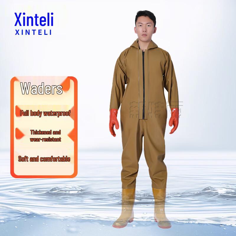 Xinteli Thickened Waterproof Work Waders 45