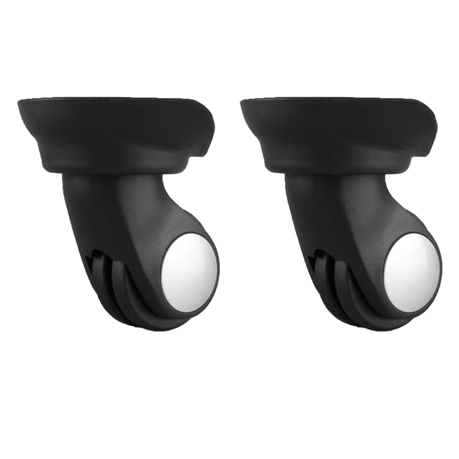 

1 пара сменных роликов для чемодана своими руками, поворотные бесшумные роликовые колеса для дорожной сумки, дорожного чемодана 4