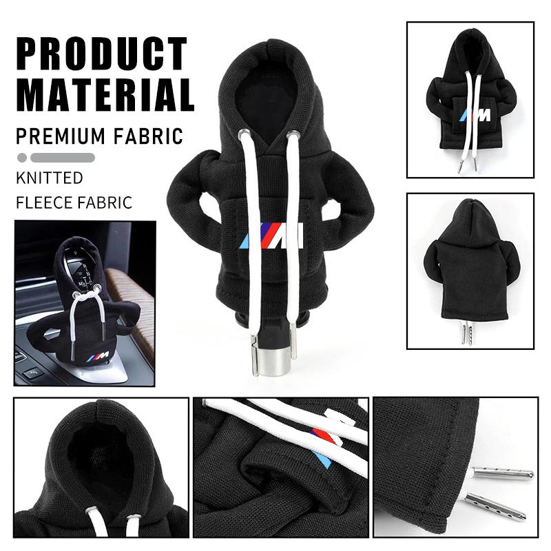 Car Shift Knob Cover Manual Handle Gear Sweatshirt Change Lever Covers For BMW M F10 F20 F30 F40 F15 F25 F26 F31 F49 E62 E83 E84