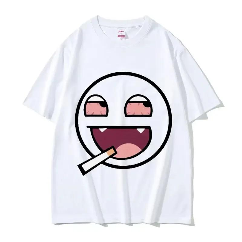 Epic Face Domo Kun Funny Meme T Shirts Men Women Summer O-Neck Fashion High Quality T-Shirt