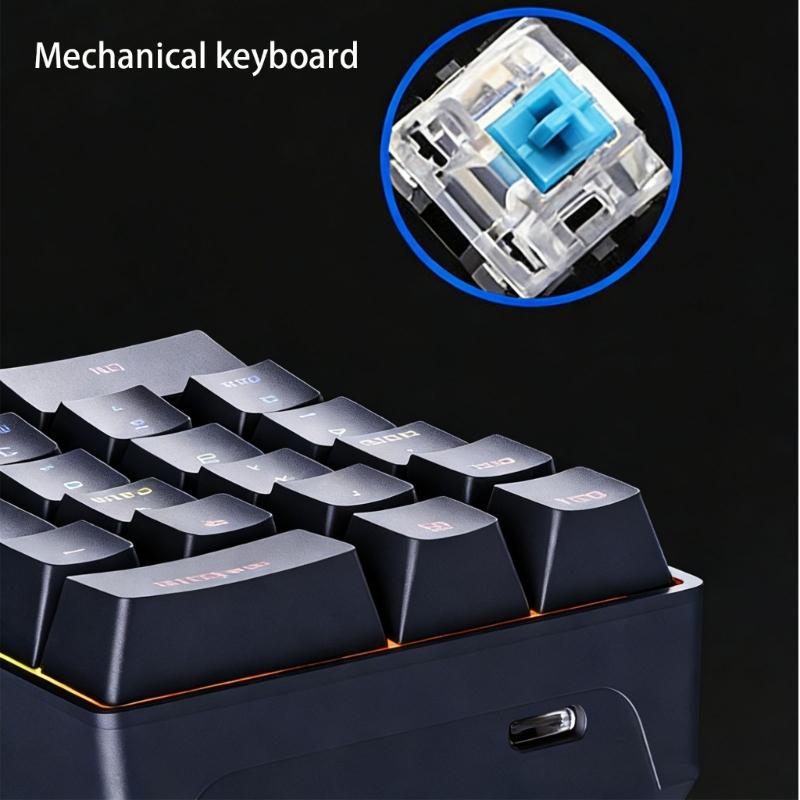 Small Mechanical Number Pad With Tactile Feedback For Efficient Data Entry And Office Use