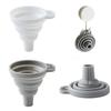 Neck Retractable Collapsible Funnel Household Utensils Kitchen Gadgets Liquid  Dispensing  Funnel