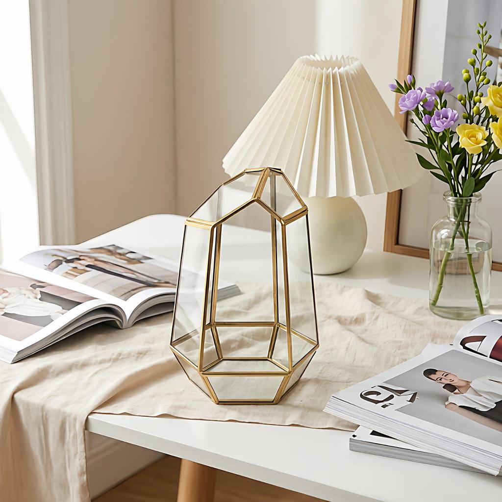 Geometric Glass Terrarium Succulent Eco-Vase
