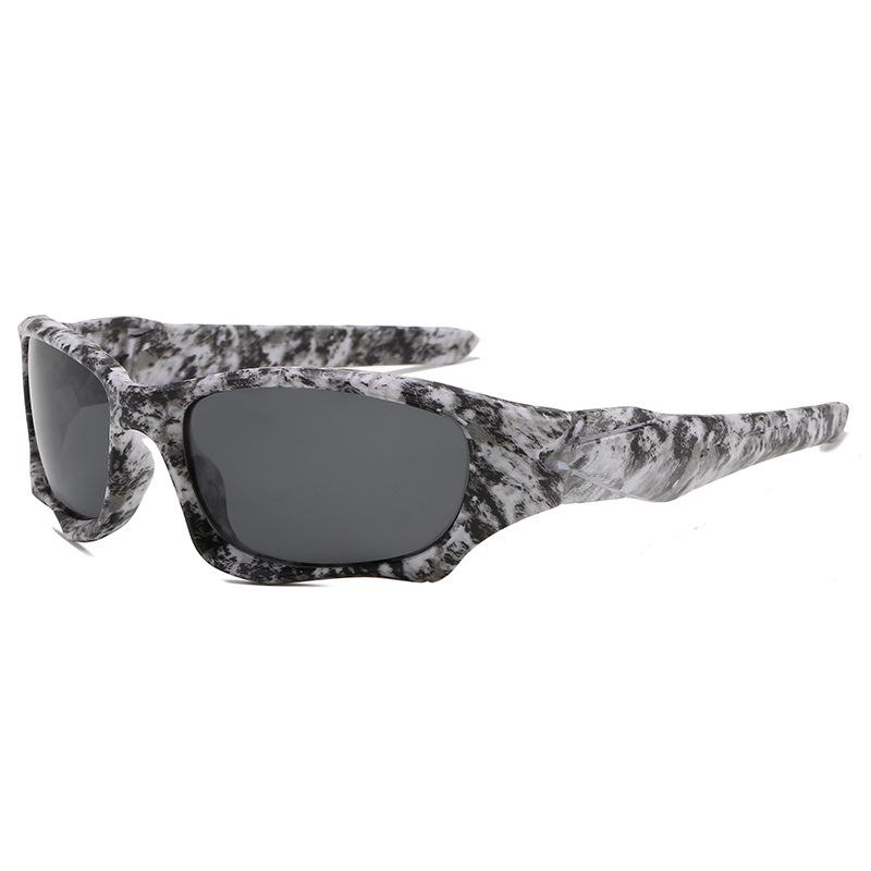 Men's Polarized Tactical Windproof Sunglasses - Military Green, Sports Style