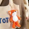 Cute Wildlife Fox Plush Cozy Toy Sweet Doll Short Velvet Fabric Elastic Cotton Filling Fine Stitching Sitting Standing Posture
