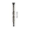 Miniature Clarinet Replica with Stand and Case Mini Musical Instrument Dollhouse Model Decoration 5.12 Inch