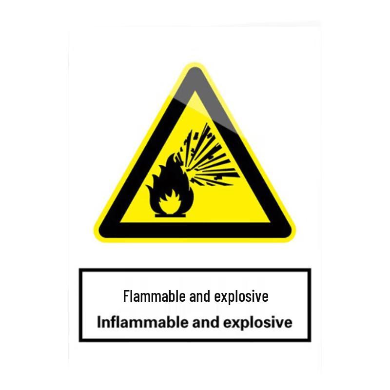 Zhonghuan Li an Safety Warning Sign Sticker 20x30cm
