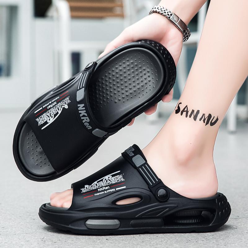 Herren Sandalen Große Größe Mode Plateau Hausschuhe Herren Hohl EVA Freizeit Sportsandalen Herren Strandschuhe Slides