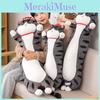 Cat Cartoon Fluffy Body Pillow In Eyecatching Black Colors For Home Accents
