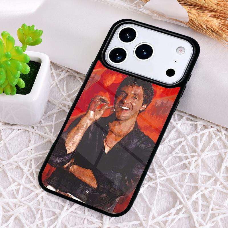 Al Pacino Scarface Phone Case for iPhone 17 Air 16 15 11 12 14 13 Pro Max Shockproof Cover