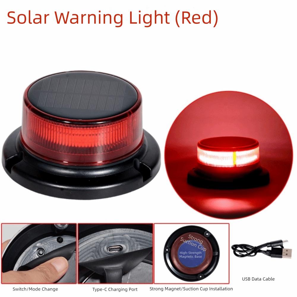 Magnetic Base Emergency LED Light Rotating Flashing Warning Strobe Light Truck Roof