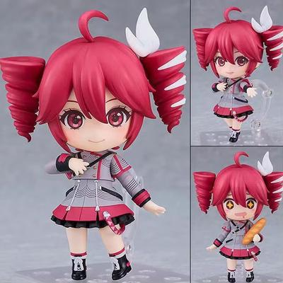 Anime Kasane Teto Nendoroid #2344 Q Version PVC Action Figures Model Toys Desktop Decoration Statue Birthday Gifts Collectible