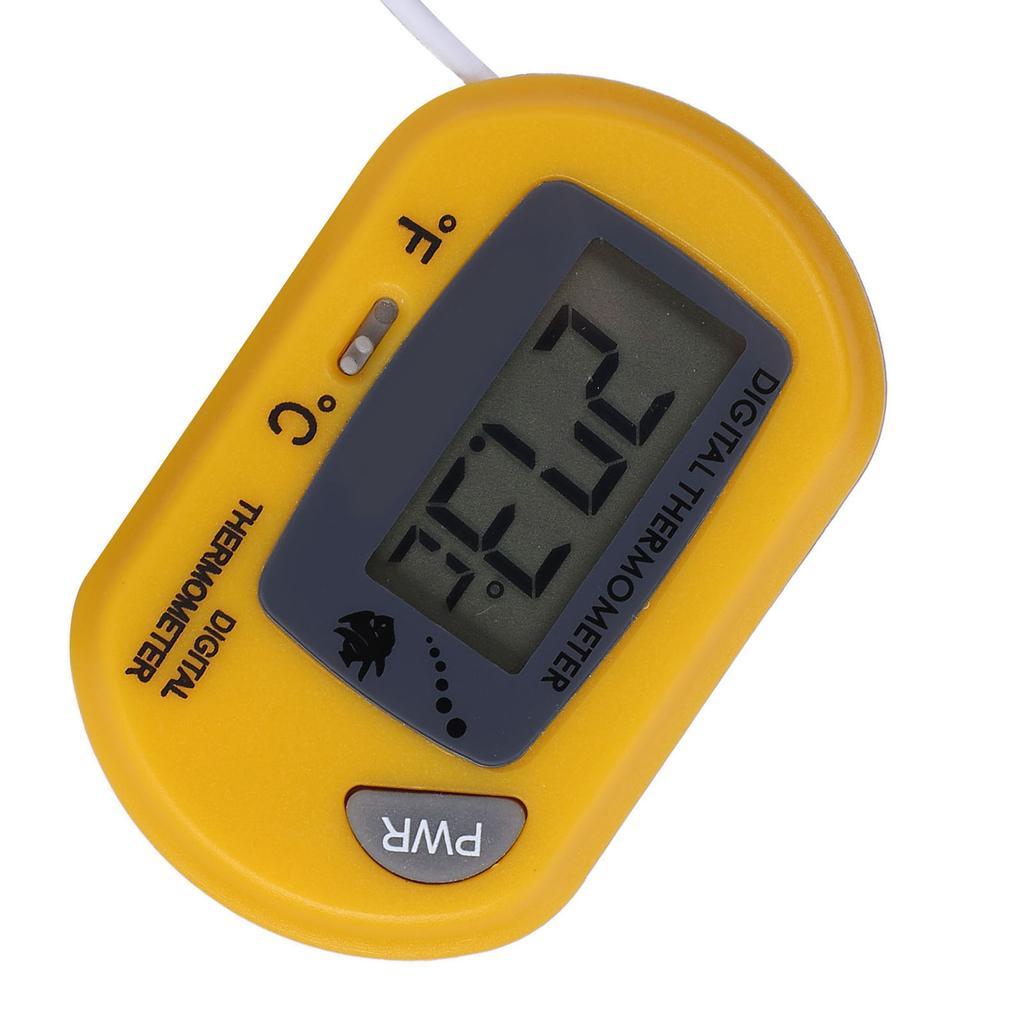 LCD Digital Aquarium Thermometer Convenient Large Clr Screen Fish Thermometer
