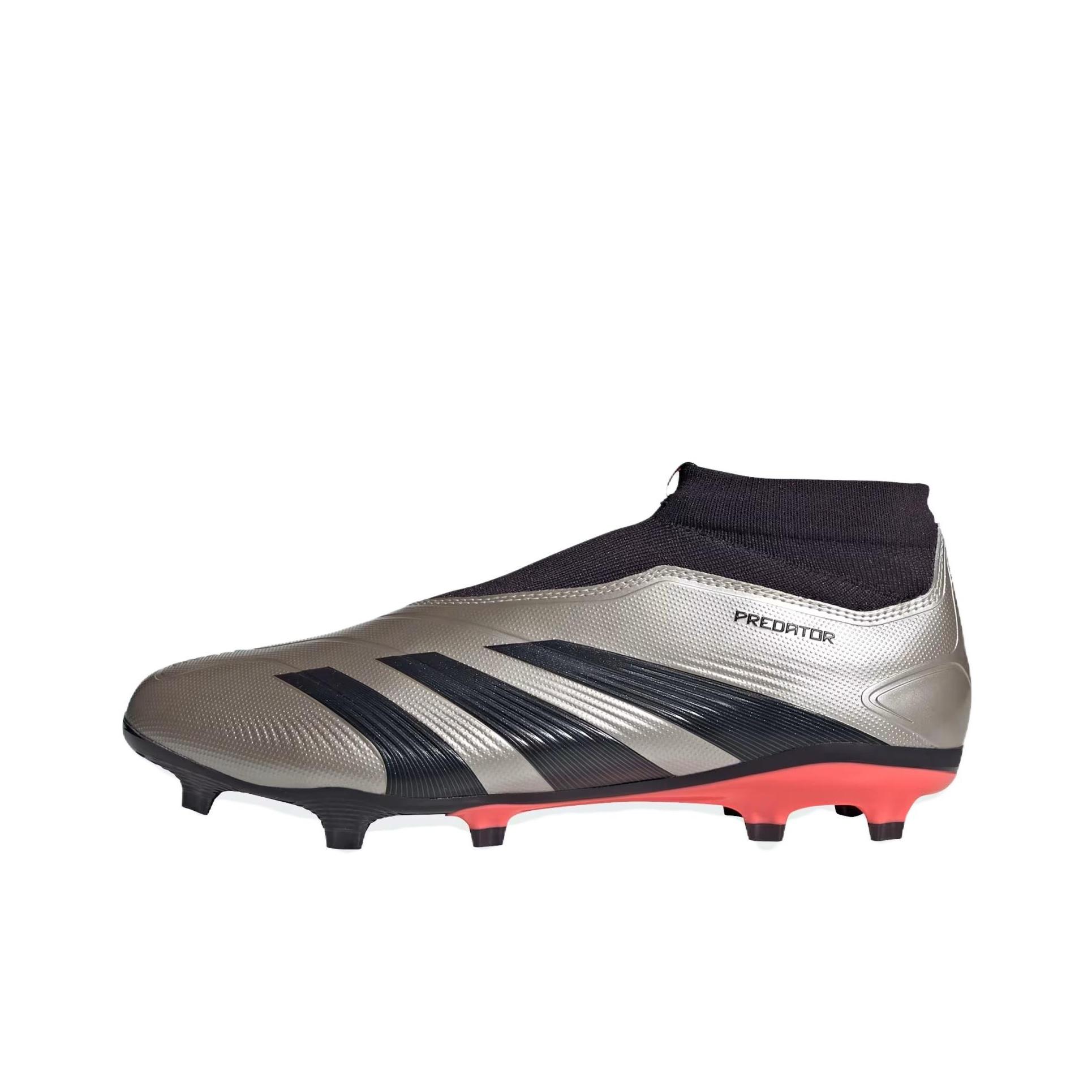 

Adidas Predator 24 League Laceless FG Vivid Horizon Pack Unisex Sneakers Grey Platinum-Metallic Aurora-Black IF6331 41⅓