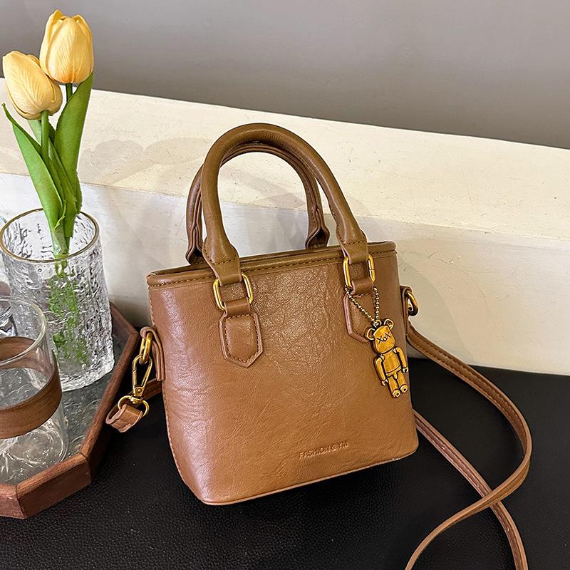 Handtasche Damentasche Premium Neu Beliebt Schulter Trend Textur Retro Tragbar Umhängetasche