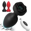 Rose Anal Vibrator For Women Dildo Butt Plug G Spot Stimulator Wearable Vibrator For Men Prostate Massager Anal Beads Adult Toys