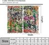 Modern Graffiti Curtains Boys Room Rap Abstract Art Street Wall Symbol Lines Window Drapes Print Kids Girls Curtain Made Of Polyester