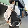 Denim Folding Backpack Patchwork Couple Backpack Student Backpack