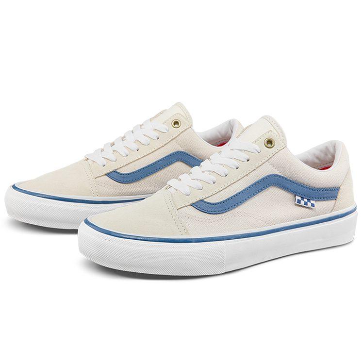 Old Skool Skate Vans 'Raw Canvas Blue' VN0A5FCBACV