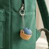 Cartoon Simulation Blueberry Keychain Mini 3D Printed Key Chain  Backpack Accessory