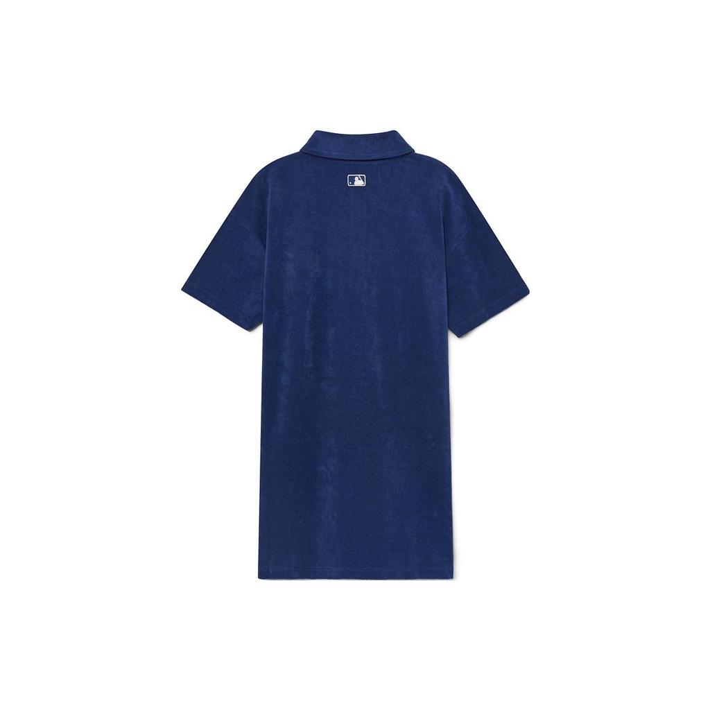 New MLB Short Sleeved Dresses Women's Navy 3FOPB1033-07NYL