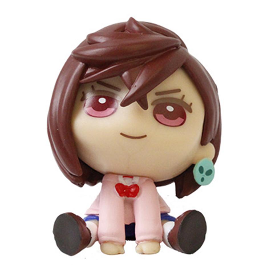 Anime Bold Party Character Ayase Momo Ekarlen Cat Q-version Sitting Posture Figurine PVC Model Anime Ornament Birthday Gift