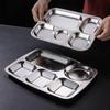 304 Stainless Steel Divided Meal Tray