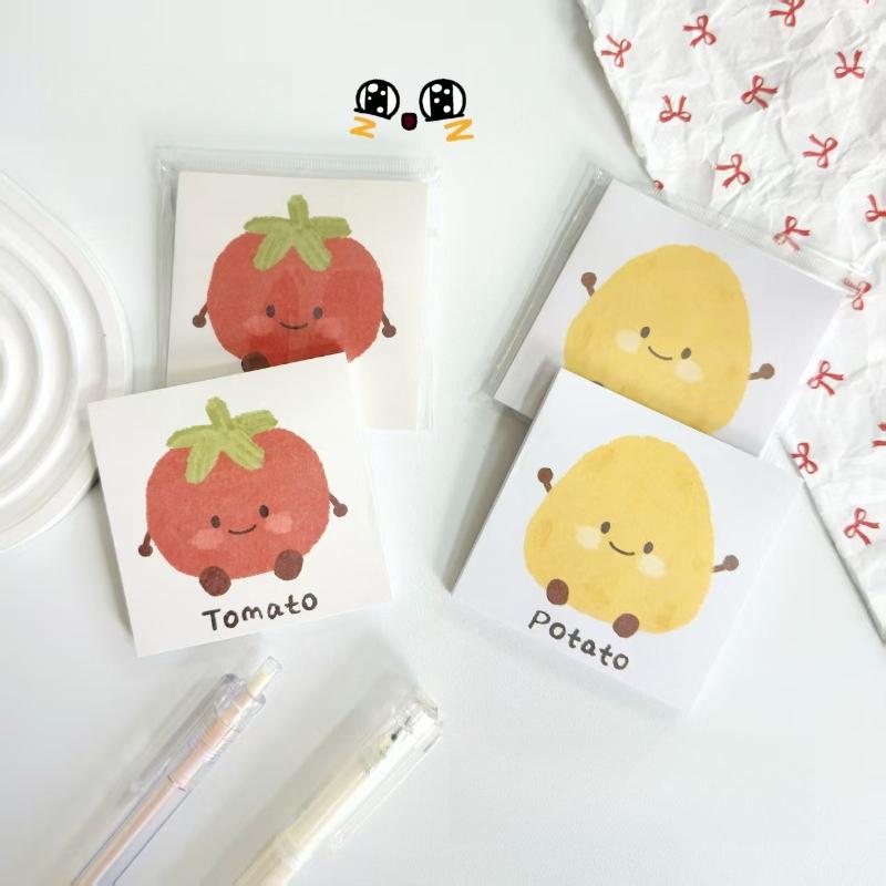 Gift Cartoon Expression Thickened Paper Sticky Leaking Students High Looking Creative Supplies Notepad Kawai Stationery Lovely