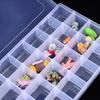 1/3 Stuks Sieraden Oorbellen Doos Container 15/18/24/28/30/36 Vakjes Transparante Plastic Compartiment Doos Schroef Gereedschap Opbergdozen
