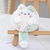 Squeak Long Tailed Cat Hanging Pendant Cute Stuffed Cat Key Chain Plush Keychain  for Girl's Bag