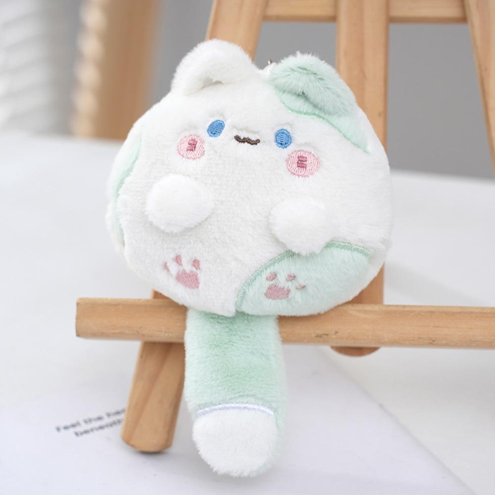 Squeak Long Tailed Cat Hanging Pendant Cute Stuffed Cat Key Chain Plush Keychain  for Girl's Bag