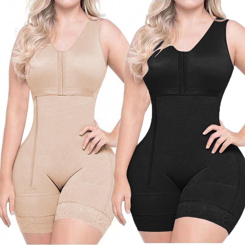 Side Zipper Full Body Colombian Style Women Slimming Shapewear