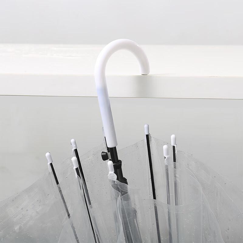 Transparent Straight Handle Umbrella (2-Pack)