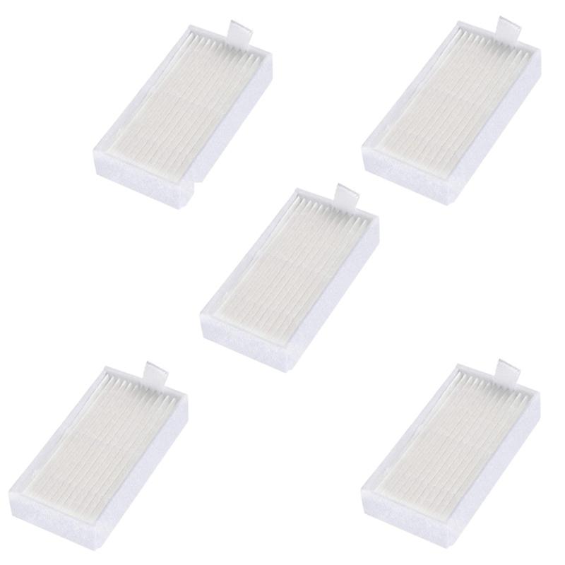 ABIY 5 X HEPA Filter Kit For CHUWI Ilife V5S V5 X5 V3S V3S Pro V3L V5S Pro V50 Robot Vacuum Cleaner Parts