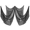 Halloween Scene Setting Cloth Vintage Horror Theme Gauze Tattered Fabric Reusable Cobweb DIY Scary Atmosphere Ghost Haunt/Bar/Party Decoration