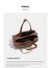 Celebrity Style High-End Leather Texture Tote - Small Crossbody & Shoulder Bag