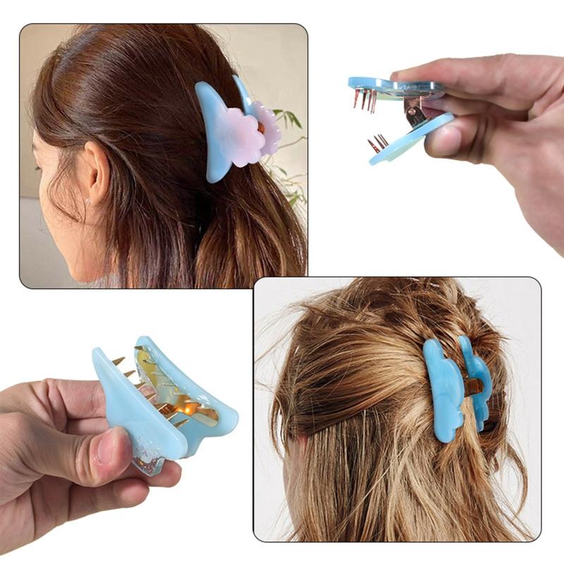 Shark Hairpin Silicone Mold Headdress Hair Pin Decorative Casting Mold Headwear Mold DIY Craft Jewelry Making Supplies