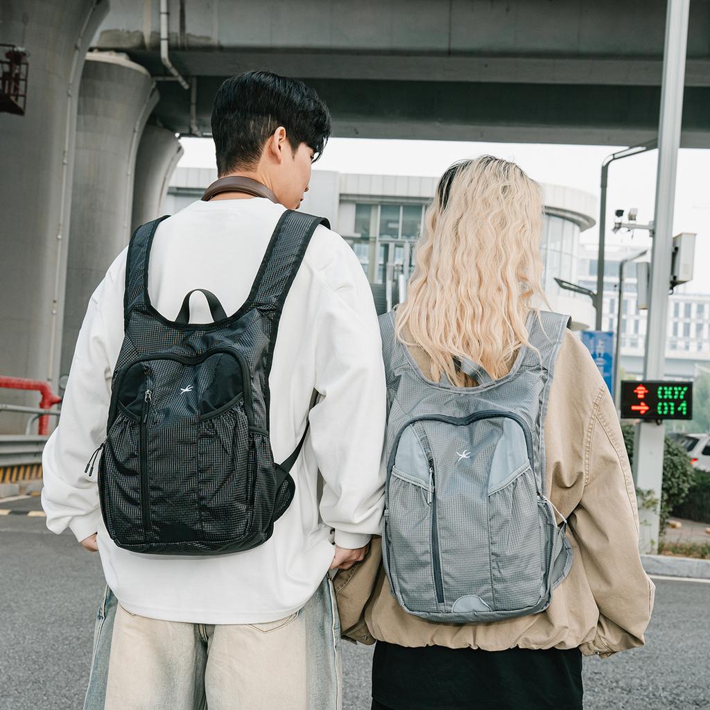 Lightweight Hiking Backpack Large Capacity Water-repellent Cycling Backpack Workwear Style Leisure Student School Bag Women's Computer Bag
