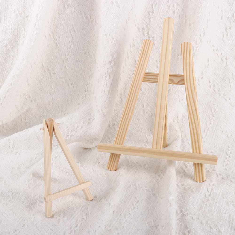 Artist Wooden Small Tabletop Shelf Painting Easel Holder Display Stand