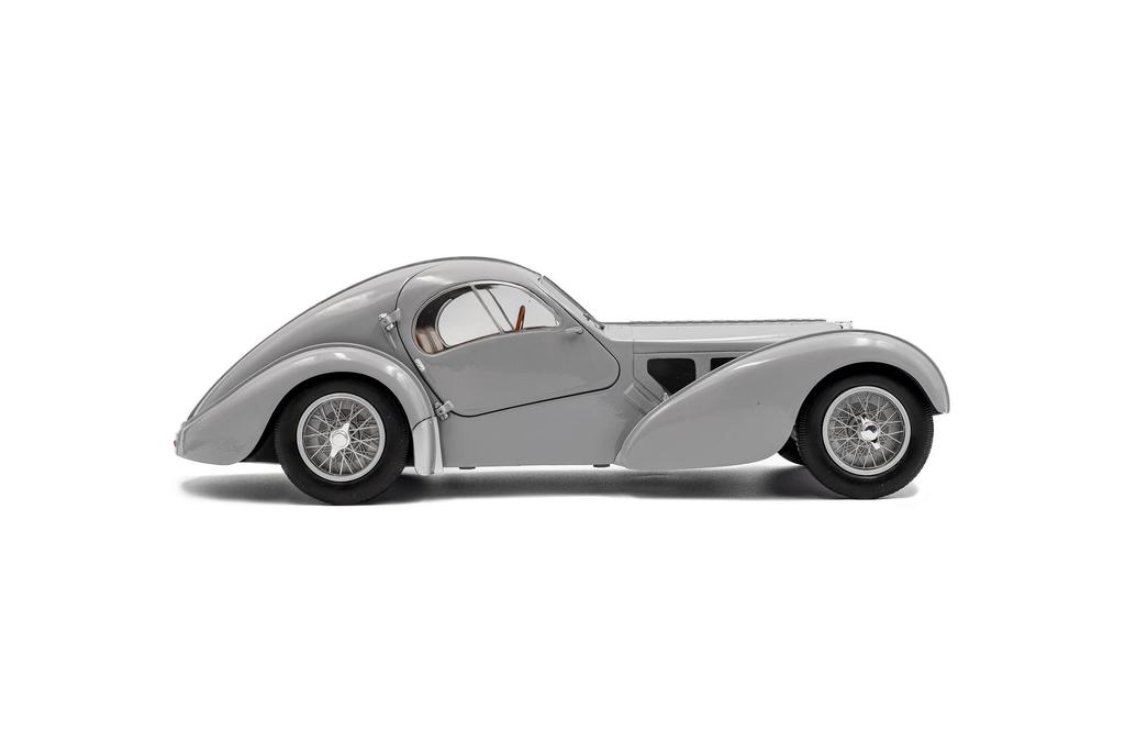 Solido Bugatti Atlantic 1/18 Scale Model Car Bugatti Atlantic Type 57 SC 1937 (Gray)