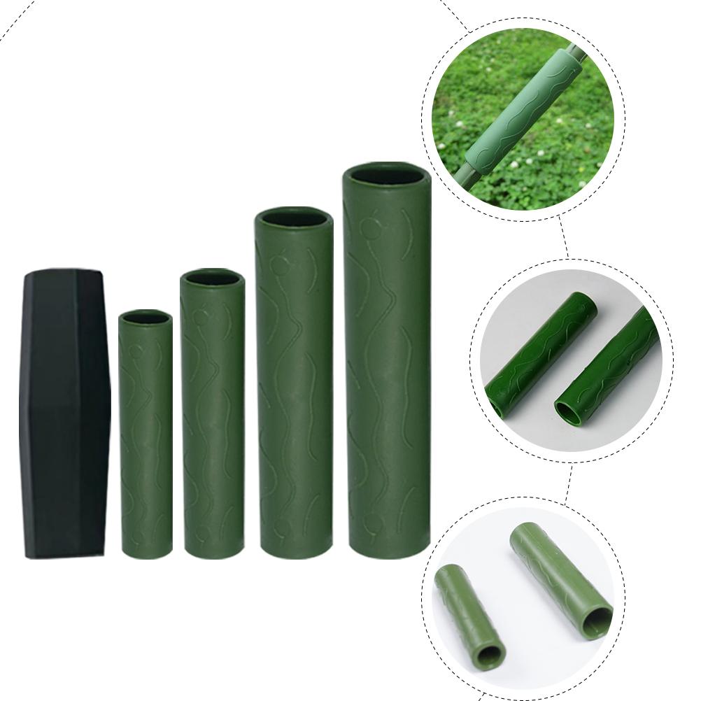 25 Pcs Garden Connector Climbing Vine Plastic Fixed Pipe Plant Stake Tube Trellis Joint Support Frame
