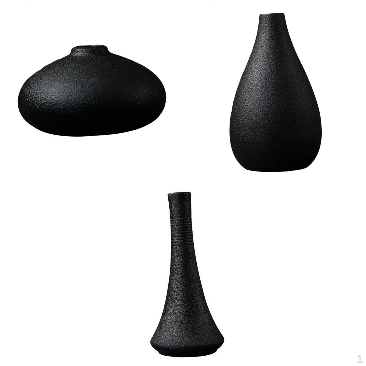 

3x Керамический цветочный горшок Скульптура Центральный элемент Гостиная